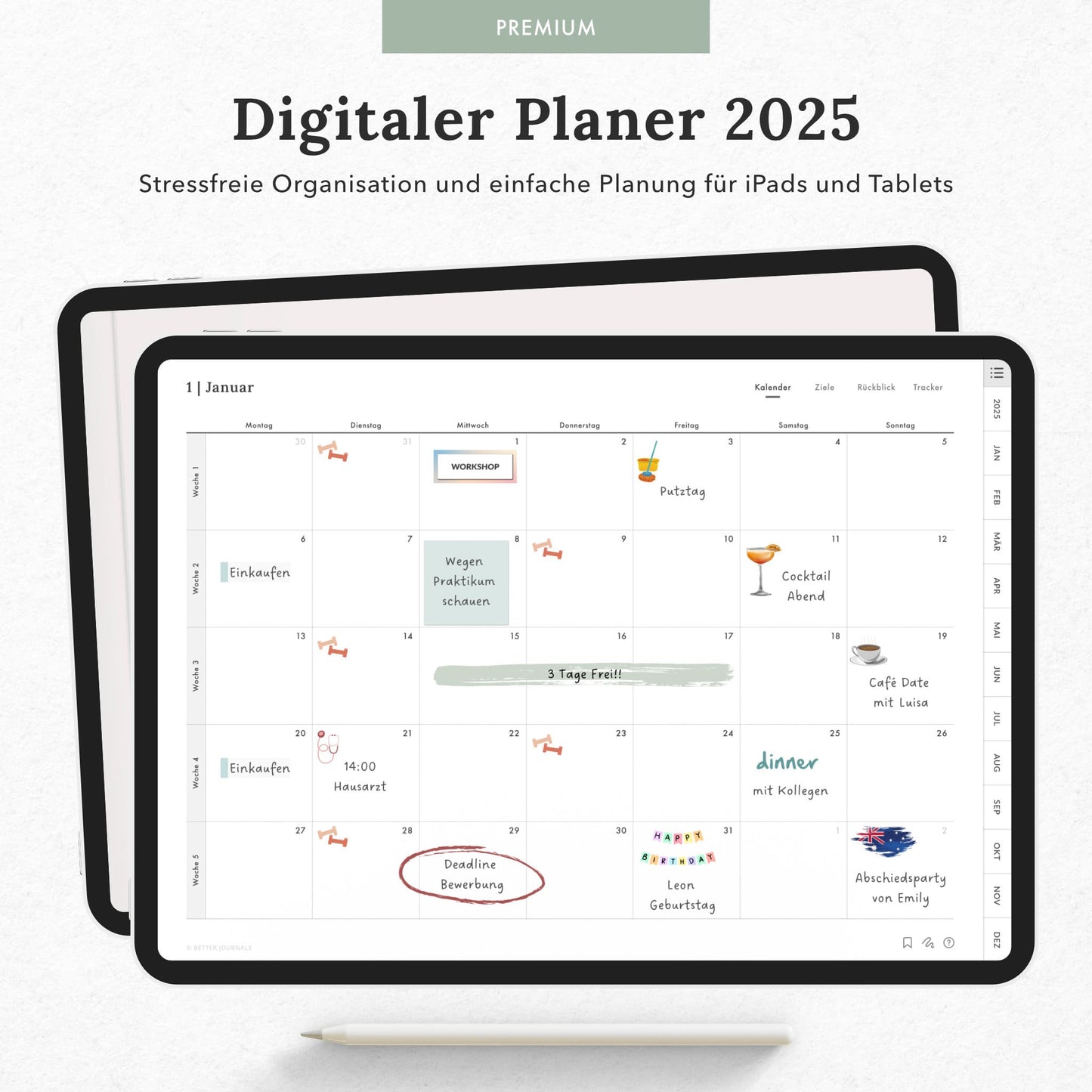 Digitaler Planer 2025