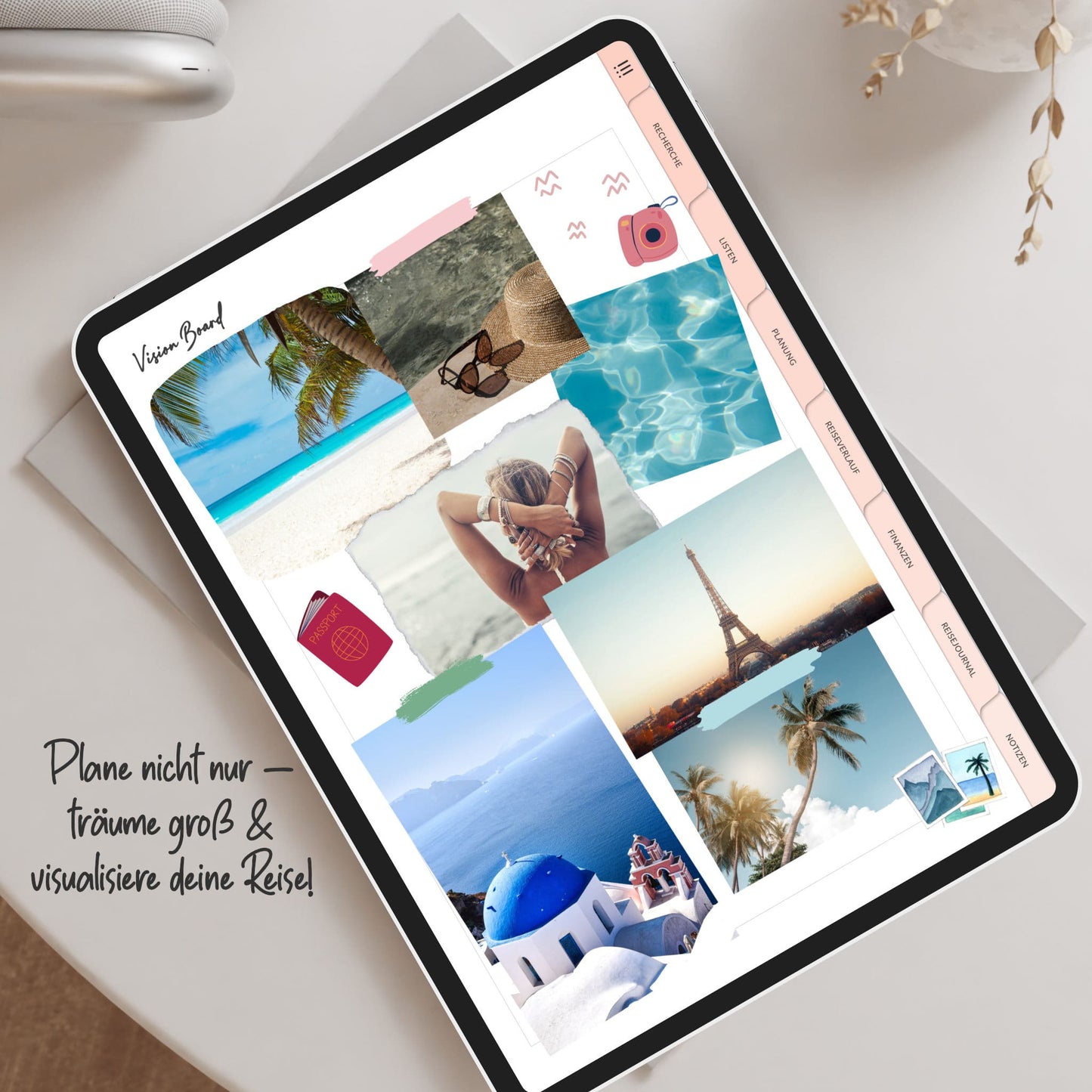 Digitaler Reiseplaner und Reisetagebuch