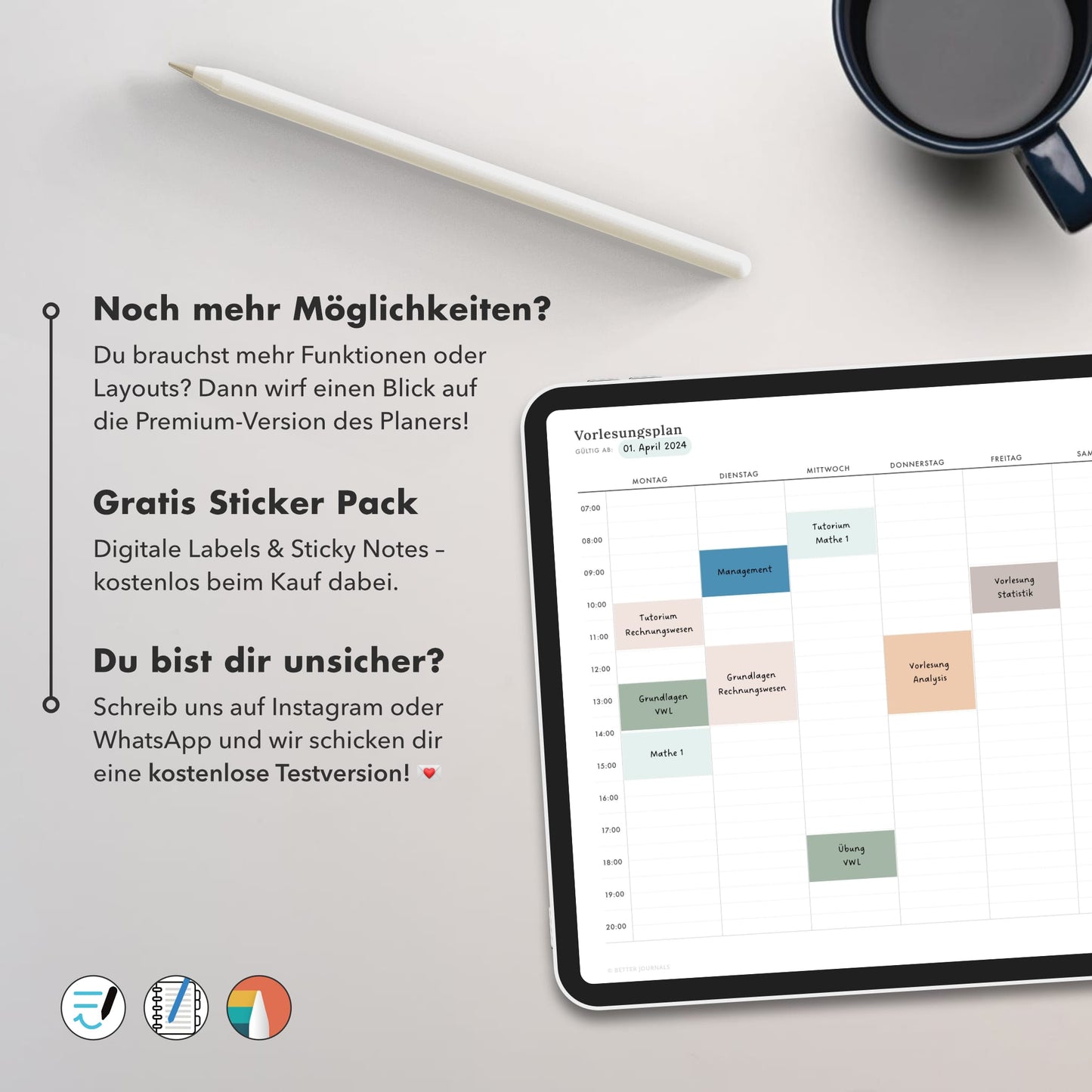 Digitaler Studienplaner 25/26 Lite