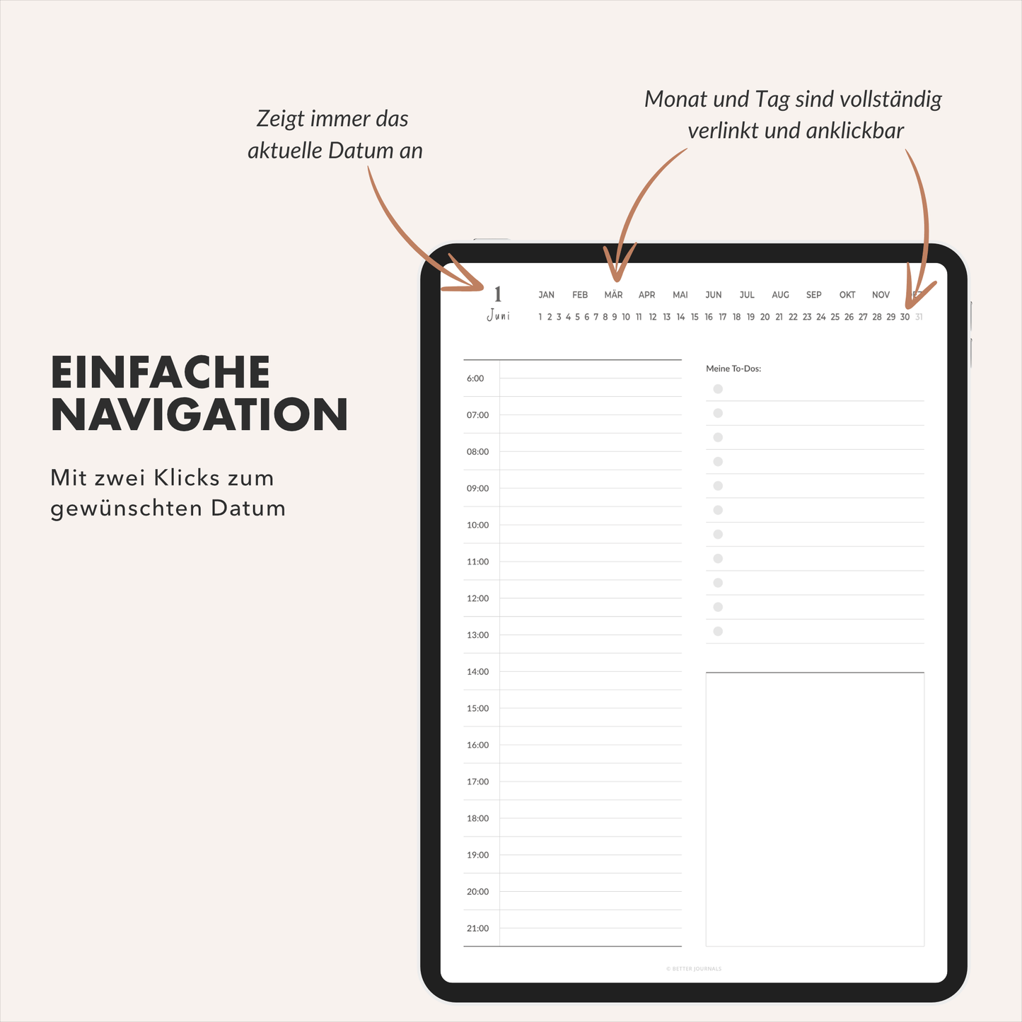 Digitaler Tagesplaner