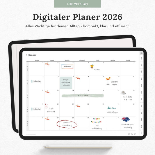 Digitaler Planer 2026 Lite