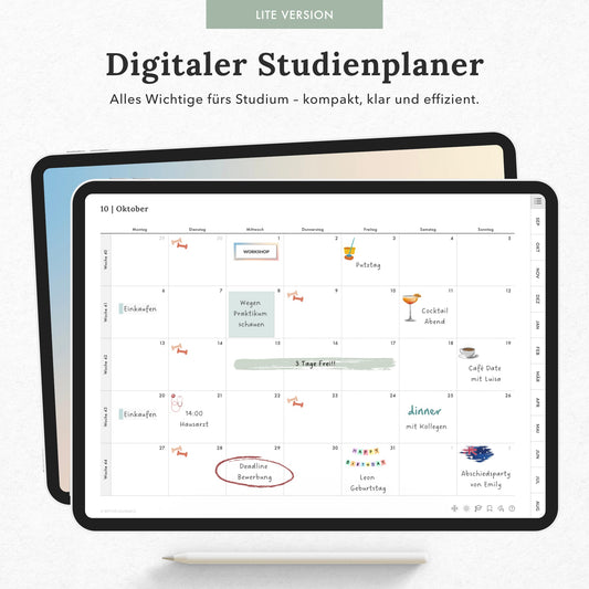 Digitaler Studienplaner 25/26 Lite